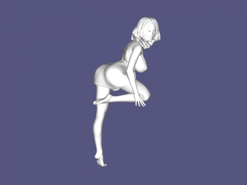 tentatrice femme jouets 3D print model - Mito3D