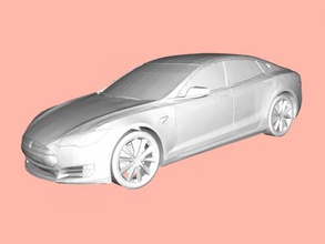 tesla free 3d model - download stl file Toys Machinery most popular electric car 3d print model - Mito3D