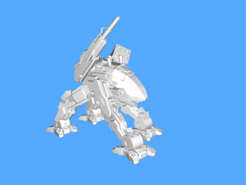 thunder fox free 3d model download stl dosyası Oyuncaklar Oyunlar yürüyen bir robot dosya 3D print model - Mito3D