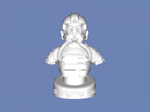 cravatta combattente pilota giocattoli film 3d print model - Mito3D