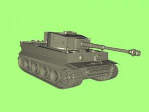 tiger 1 free 3d model - download stl file Toys Machinery german heavy tank 3d print model - Mito3D