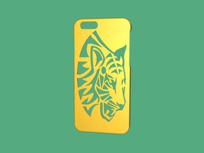 tiger iphone 6 case gratuita modello 3d - scaricare il file stl Gadget I telefoni bel caso di tigre immagine 3d print model - Mito3D