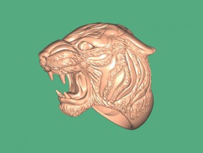 tigre anillo moda adornos 3d print model - Mito3D