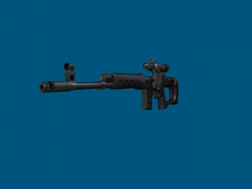 tigr-9 free modelo 3d - descargar archivo obj Los juguetes Arma auto-carga del rifle de caza 3D print model - Mito3D