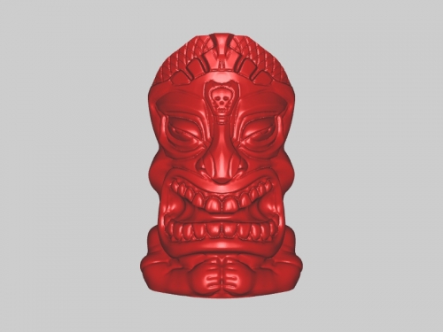 tiki art sculpture 3D print model - Mito3D