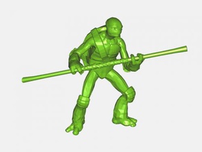 tmnt donatello giocattoli cartoni animati 3d print model - Mito3D