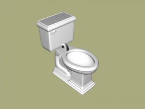 banheiro chaveiro moda acessórios 3d print model - Mito3D