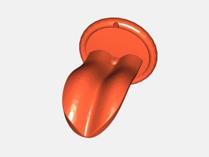tongue stand home accessories 3d print model - Mito3D