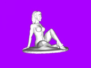 topless on sand toys people 3d print model - Mito3D