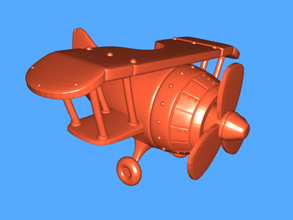 toy airplane toys machinery 3d print model - Mito3D