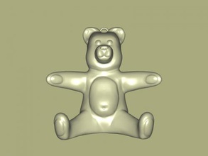 urso de brinquedo livre modelo 3d - baixar arquivo obj A casa Interior decorar a sua árvore natal 3d print model - Mito3D