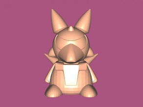 toy free 3d model - download stl file Toys Animals unusual little animal spikes 3d print model - Mito3D