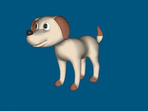 toy puppy free 3d model - download obj file Toys Animals cute figure children 3d print model - Mito3D