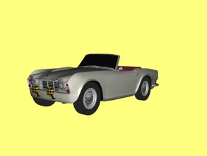 triumph tr4 obj spielzeuge maschinen 3d print model - Mito3D