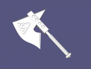trollslayer axe free 3d model download stl dosyası Oyuncaklar Oyunlar dosya warhammer silah karakter 3d print model - Mito3D
