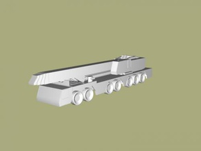 truck crane free 3d model - download obj file Toys Machinery simple construction machinery 3d print model - Mito3D