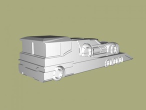 truck transporting car free 3d model - download stl file Toys Machinery big machine 3d print model - Mito3D