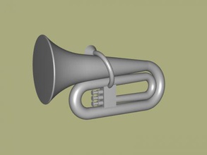 tuba art musique 3d print model - Mito3D