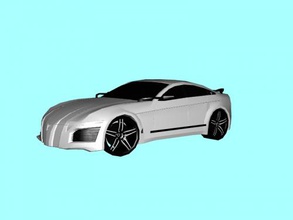 tuned concept free 3d model - download obj file Toys Machinery sports car beautiful tuning 3d print model - Mito3D