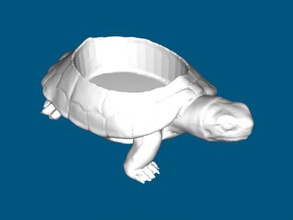 tartaruga plantador casa interior 3d print model - Mito3D