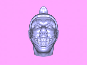 twisty clown head free 3d model - download stl file Art Sculpture scary 3d print model - Mito3D