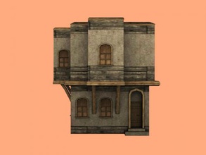 casa de dois andares livres do modelo 3d - baixar arquivo obj A arte Arquitetura edifício histórico taberna 3d print model - Mito3D