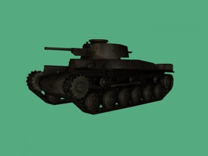Typ-97 Kostenlose 3d-Modell - download obj-Datei Spielzeug Maschinen tank-Spiel warface 3d print model - Mito3D