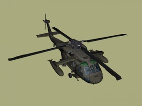 uh-60 free 3d model - download obj file Toys Machinery black hawk american attack helicopter 3d print model - Mito3D