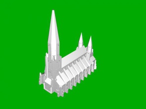 ulm munster free 3d model - download stl file Art Architecture lutheran church 3d print model - Mito3D