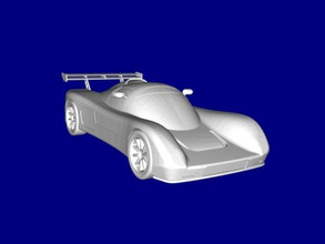 ultima evolution free 3d model - download stl file Toys Machinery limited sports car 3d print model - Mito3D