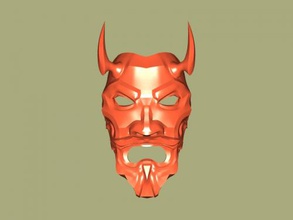amca dayı oni maske moda aksesuarlar 3d print model - Mito3D