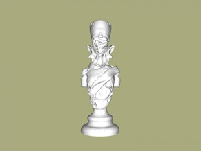 Untoten-Königin Kostenlose 3d-Modell - download-stl-Datei Kunst Skulptur Figur ägyptischen Stil stl-Datei 3d print model - Mito3D