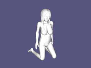 desnudándose niña juguetes personas 3d print model - Mito3D