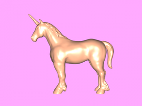 unicorn toys animals 3d print model - Mito3D