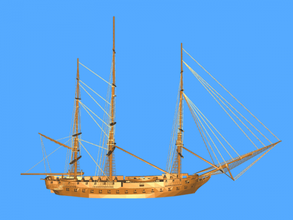 uss constitution toys machinery 3d print model - Mito3D