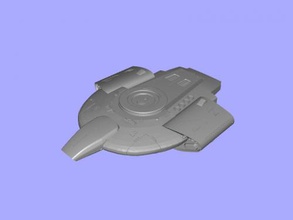 uss defiant free 3d model - download stl file Toys Films one defensive ships federation 3d print model - Mito3D