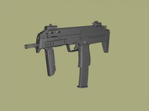 uzi free 3d model - download stl file Toys Weapon israeli submachine gun 3d print model - Mito3D