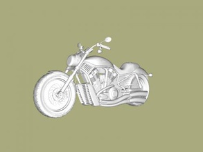 v-rod muscle livre modelo 3d - baixar arquivo obj Brinquedos De máquinas poderosa motocicleta harley-davidson 3d print model - Mito3D