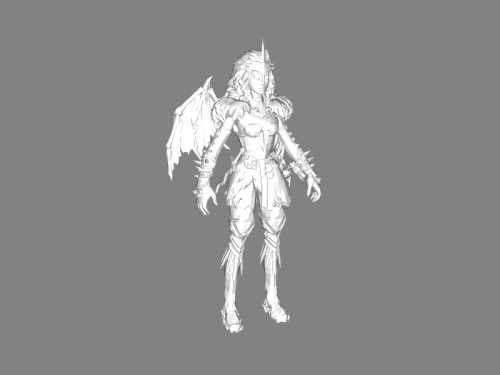 valkyrie in armor toys people 3D print model - Mito3D