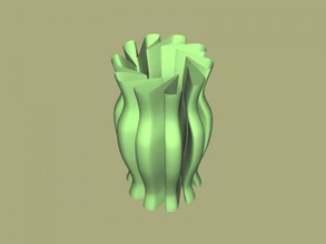 vaso casa interni 3d print model - Mito3D