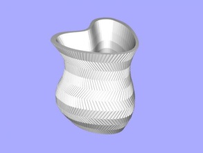 vaso of amore casa interni 3d print model - Mito3D