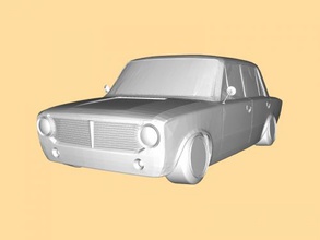 vaz 2101 free 3d model - download stl file Toys Machinery old car soviet union 3d print model - Mito3D