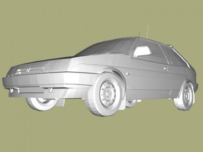 vaz 2108 free 3d model - download stl file Toys Machinery soviet front-wheel drive car 3d print model - Mito3D