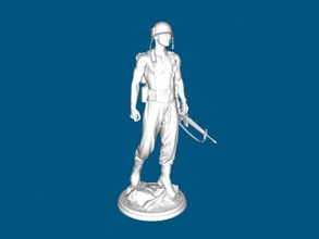 vietnam soldado juguetes personas 3d print model - Mito3D