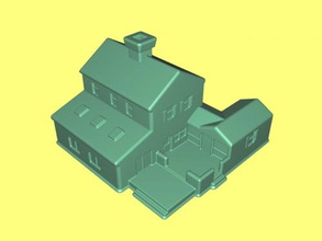 village house free 3d model - download stl file Art Architecture beautiful architectural structure 3d print model - Mito3D