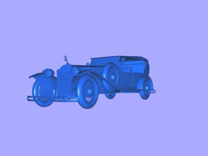 vintage car obj toys machinery 3d print model - Mito3D