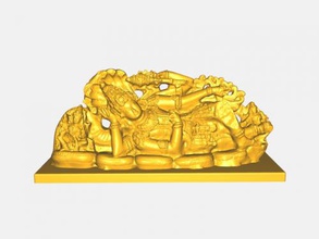 vishnu art sculpture 3d print model - Mito3D