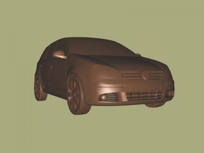 volkswagen golfe 6 obj brinquedos maquinaria 3d print model - Mito3D