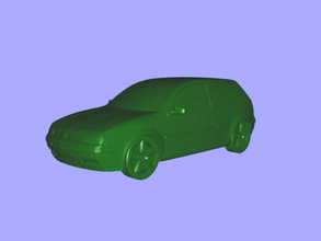 volkswagen golf iv juguetes maquinaria 3d print model - Mito3D