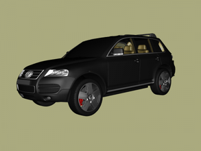 volkswagen touareg free 3d model - download obj file Toys Machinery mid-size luxury crossover fle 3d print model - Mito3D